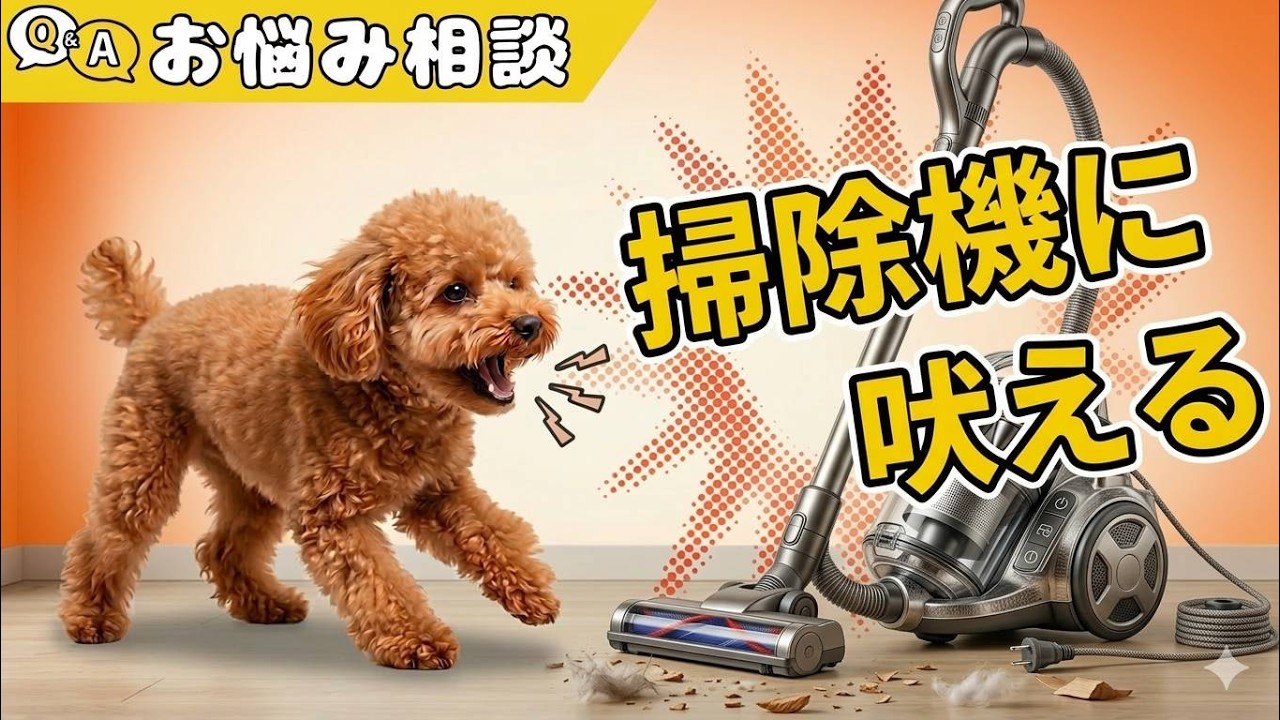 恐怖？興奮？ある物に吠えて止まりません【トイプードル】