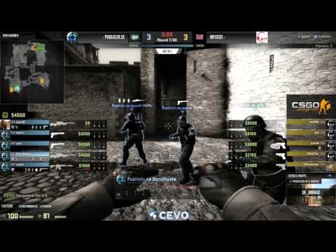Infused vs Publiclir Game 1 (CEVO-M CS:GO Season 8) - Helium & Launders