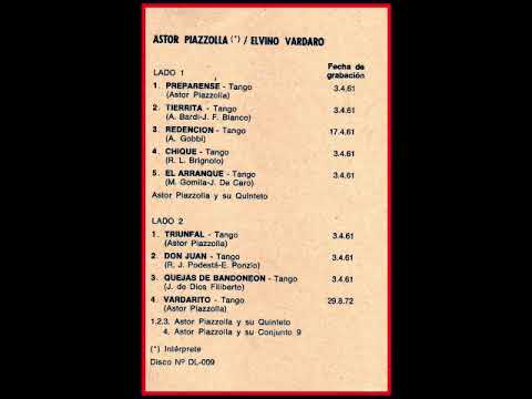 Astor Piazzolla, Elvino Vardaro