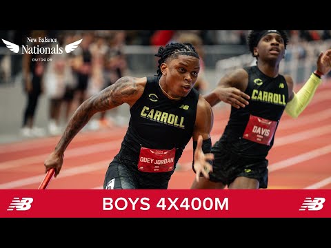 Boys 4x200m Relay National Record - Prelim Heat 5 - New Balance Nationals Indoor 2025