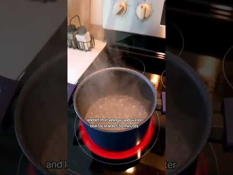 How to remove strong odors from your kitchen ✨ #homehacks