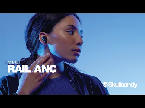 Skullcandy Rail ANC TWS 4-mic,Wireless Charging Case, Dual Pairing
