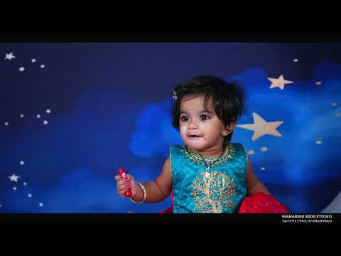 Kashvi 1 st Pre Birthday Shoot Cake Shmash Maharsh kids studio//7673911963//