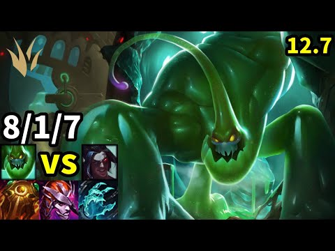 Zac Jungle vs Kayn - EUW Master | Patch 12.7