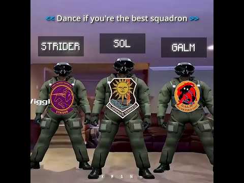 Dance if you're the best squadron 🤑🔥 #acecombat