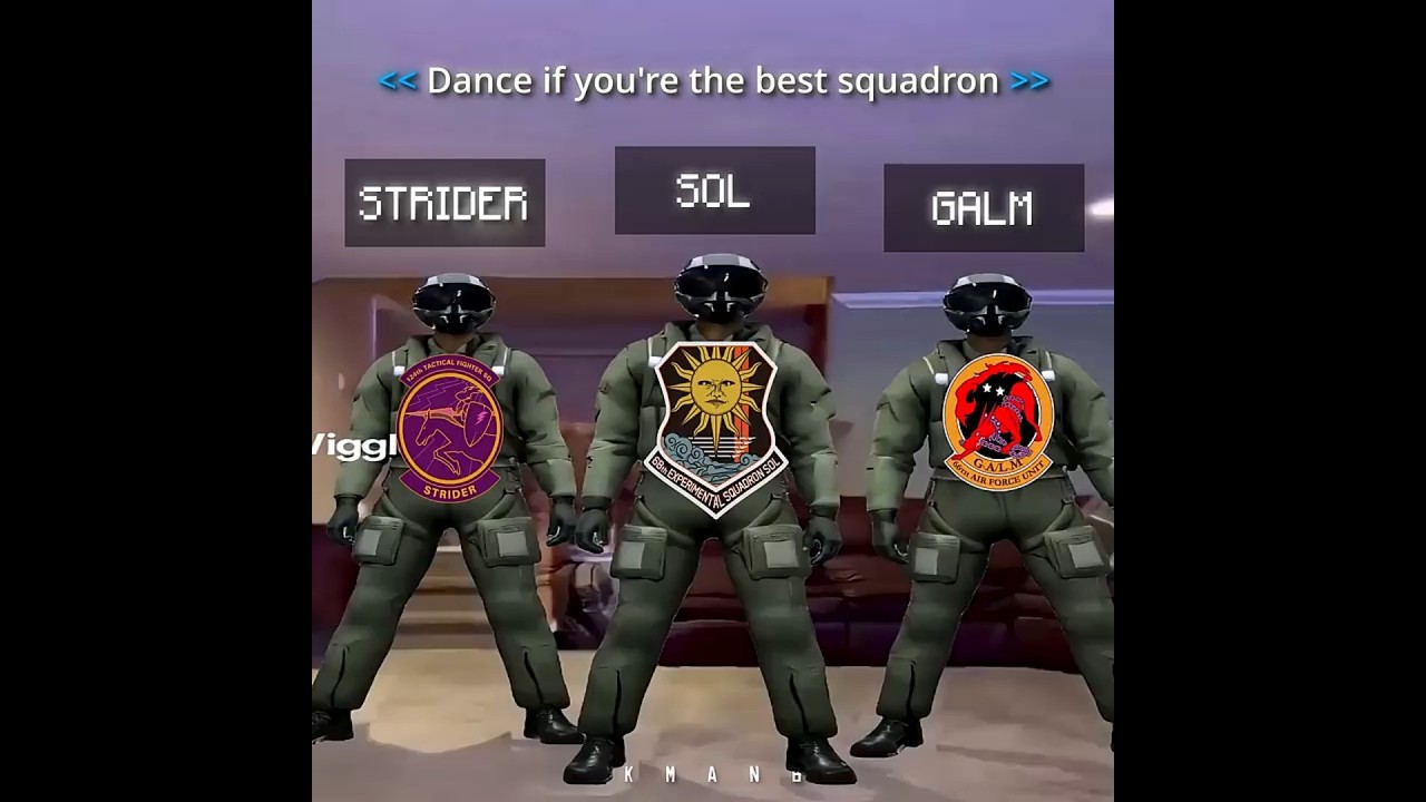 Dance if you're the best squadron 🤑🔥 #acecombat