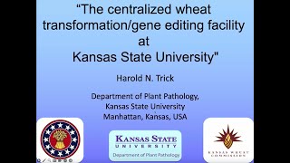USWBSI Wheat Transformation Lab with Dr. Harold Trick