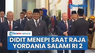 Momen Didiet Hentikan Langkah dan Menepi saat Wapres Gibran Dikenalkan Prabowo ke Raja Yordania