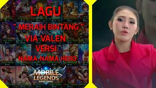 Download lagu LAGU ' MERAIH BINTANG ' VIA VALEN Versi NAMA-NAMA HERO MOBILE LEGENDS mp3 Download lagu LAGU ' MERAIH BINTANG ' VIA VALEN Versi NAMA-NAMA HERO MOBILE LEGENDS mp3