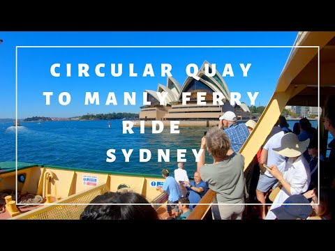 Circular Quay To Manly Ferry Ride | Sydney Australia 🦘 Video