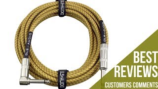 Video thumbnail for GLS Audio 20 Foot Guitar Instrument Cable Customers Reviews by AUTO MT