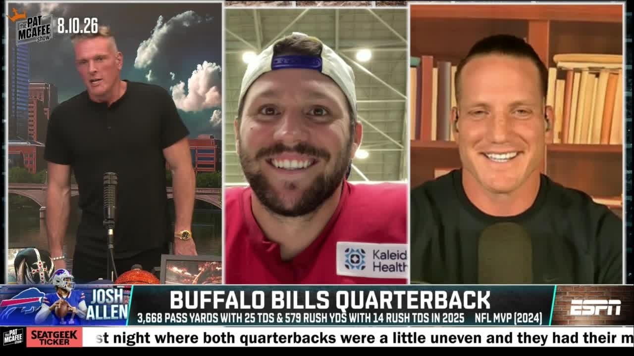 Josh Allen on Bills' outlook, fatherhood journey + new stadium & uniforms 🙌 | The Pat McAfee Show