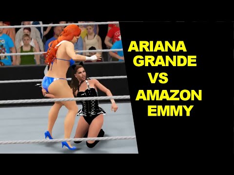 WWE 2K17 Ariana Grande vs Emmy