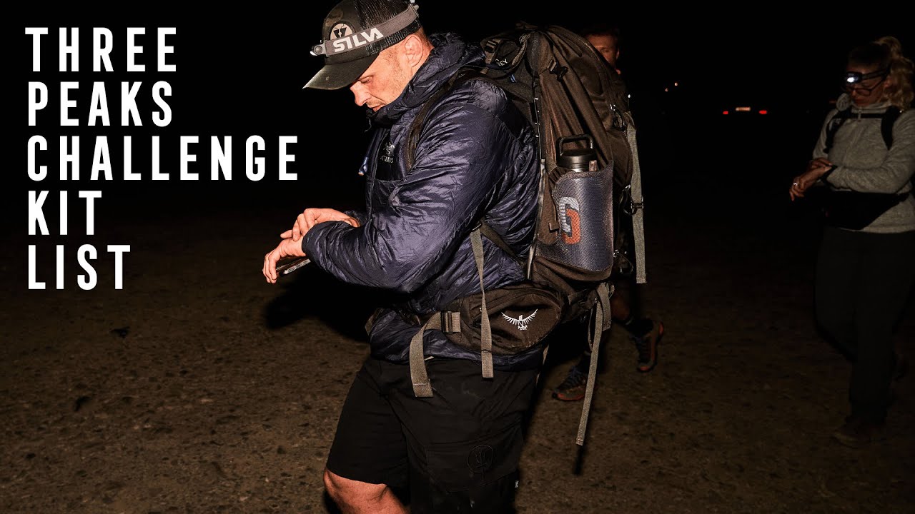 Three Peaks Challenge Kit List