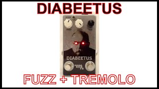 Video thumbnail for DIABEETUS (fuzz/tremolo) by Noisekick FX