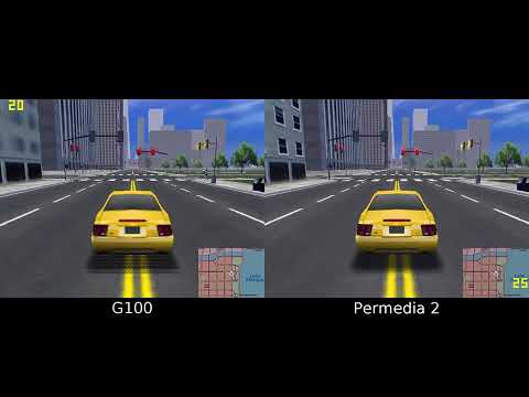 🥝 MATROX G100 vs. 3DLABS PERMEDIA 2