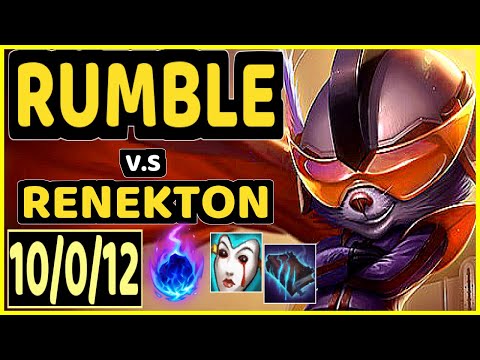 BEANSU (RUMBLE) vs RENEKTON - 10/0/12 KDA TOP CHALLENGER GAMEPLAY - EUW