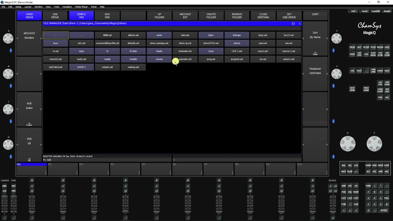 Tutoriales Basicos MagicQ: Nuevo Show en MagicQ