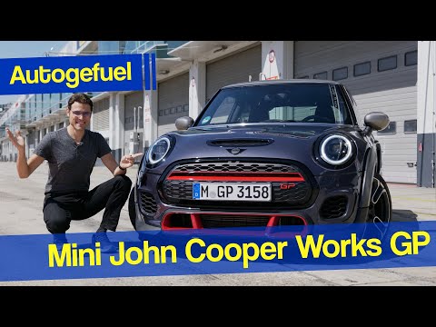306 hp Mini John Cooper Works GP REVIEW 2020 @ Nuerburgring with hot laps and launch control