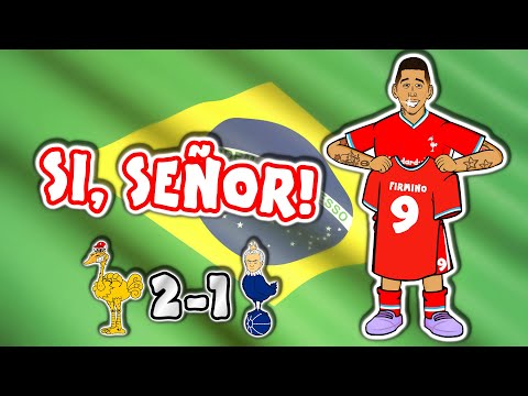 🎵SI SEÑOR🎵 Firmino Winner - Liverpool vs Spurs (2020 2-1 Goals Highlights Song Roberto Tottenham)