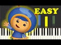 Team Umizoomi We Like Milk Piano Tutorial