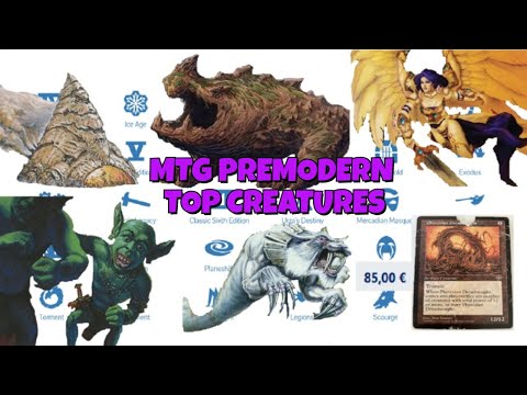 MTG Premodern Top 10 Creatures | Staples & Meta Defining Creature Cards Ranked!