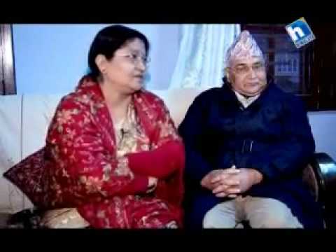 CPUML Leader - K P Sharma Oli & His Wife