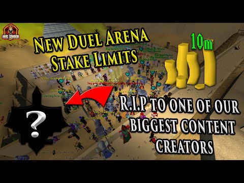Duel Arena Stake Limits ruined one of our biggest Content Creators