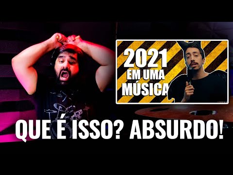 BATERISTA REAGINDO AO 2021 EM UMA MÚSICA!  (( REACT ))
