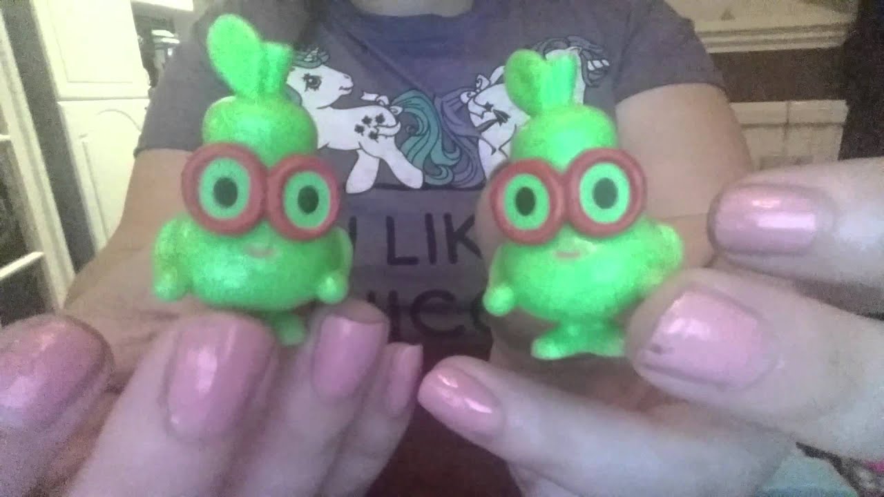 ASMR - Moshi Monsters Collection - show & tell & tapping sounds - childish cute