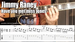 Have you met miss jones | Jimmy Raney jazz guitar solo transcription