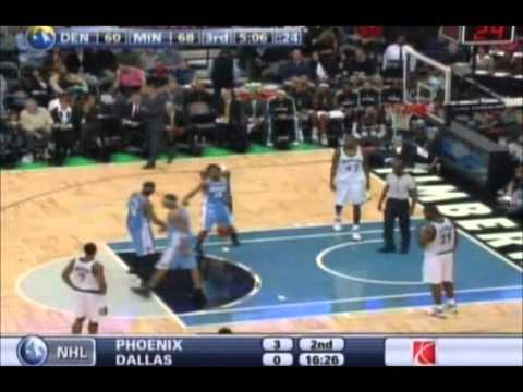 Carmelo Anthony Torches Timberwolves (2007, 33 points)