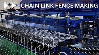 How Wire Mesh is Manufactured | Chain Link Making Process | Inside the Wire Mesh Factory
