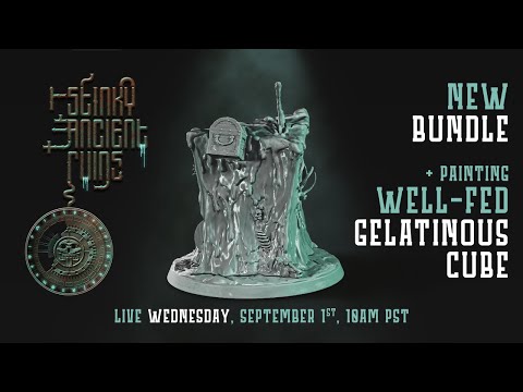 STINKY ANCIENT RUINS  (New Bundle) + Painting GELATINOUS CUBE
