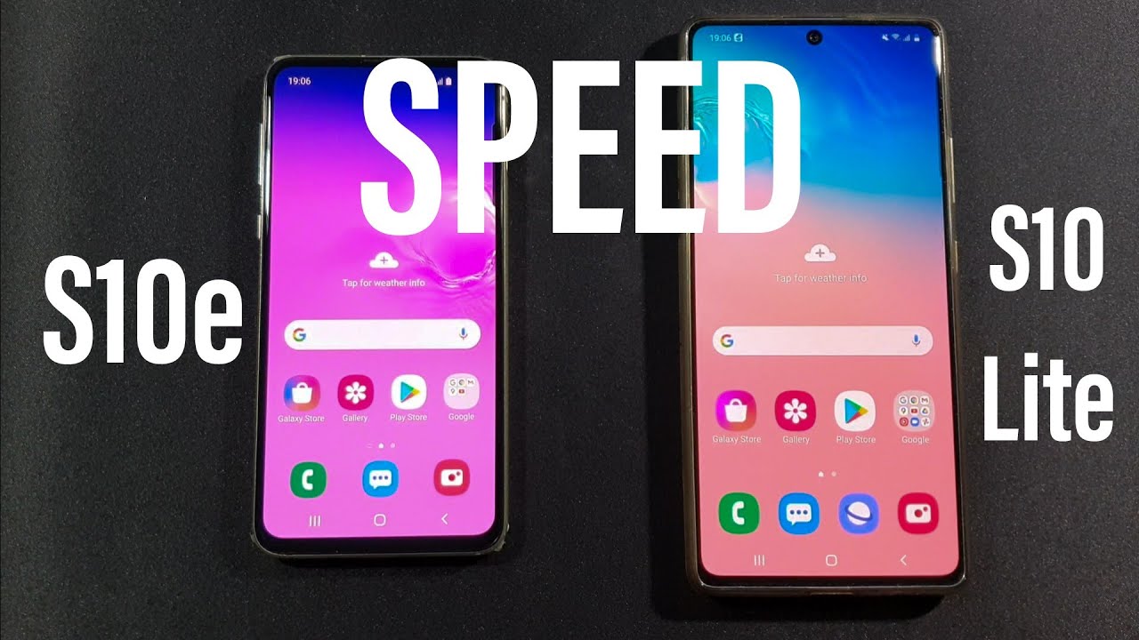 Samsung S10 Lite vs Samsung S10e Speed Test