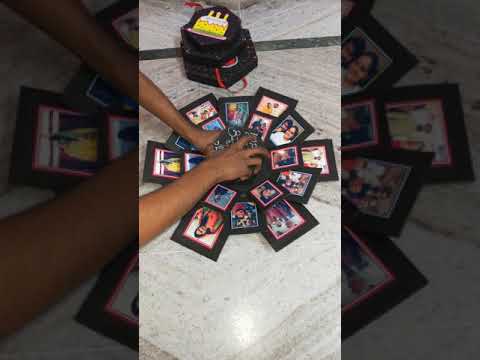 Unboxing of multibox Birthday Card (# made by vivek Kumar Singh)