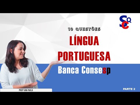 📌LÍNGUA PORTUGUESA | CONSESP | parte 2 👉🏻 10 questões