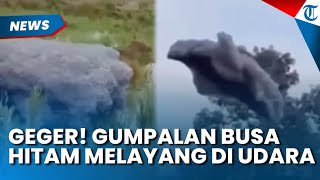 GEGER! Warga Subang dikagetkan dengan Gumpalan Busa Hitam Melayang, Penyebabnya Masih Misteri