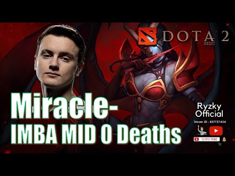 Dota 2 - Miracle- QOP IMBA MID 0 Deaths