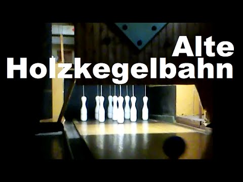 Alte Holzkegelbahn
