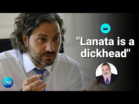 🤬"LANATA IS A DICKHEAD". Santiago Cafiero insultó a Jorge Lanata en una entrevista de radio