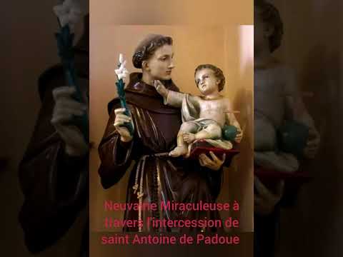 Neuvaine Miraculeuse à travers l'intercession de saint Antoine de Padoue.