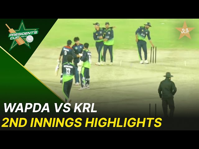 2nd Innings Highlights | WAPDA vs KRL | President’s Cup Grade I 2025-26 | PCB | M2V13