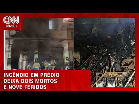 Incêndio em prédio deixa dois mortos e nove feridos na zona Norte do Rio | CNN NOVO DIA