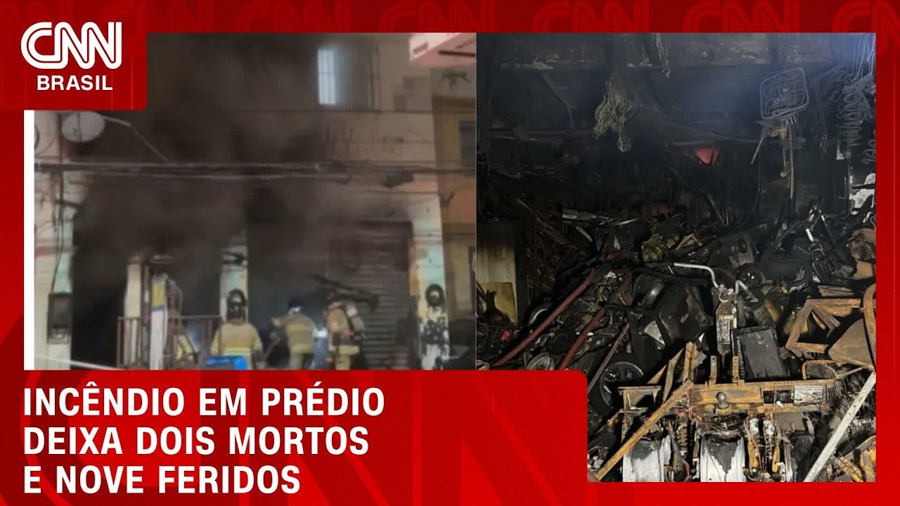 Incêndio em prédio deixa dois mortos e nove feridos na zona Norte do Rio | CNN NOVO DIA