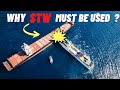 WHY SPEED THROUGH WATER USED FOR COLLISION AVOIDANCE
