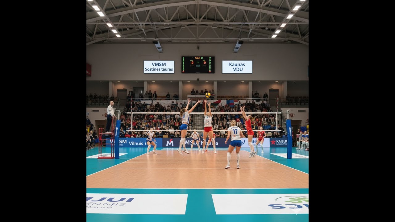 VMSM „Sostinės tauras“-VTC vs RAE Sporddikool | Moterų Baltijos lyga tinklinis | 2025 12 12 | Vilnius