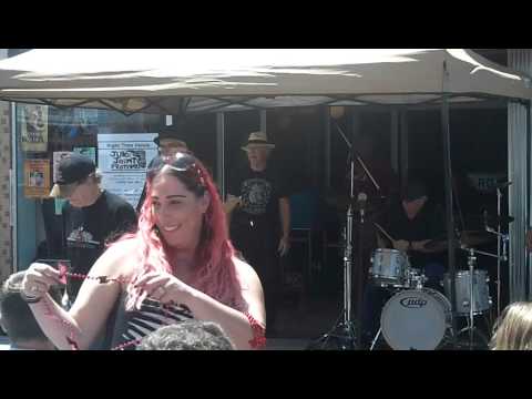 Dicky James and the Night Shift doing Night Train at juke fest 2016