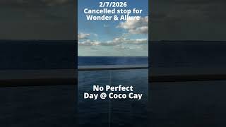 🚢 Cruise Port Cancelled due to Bad Weather