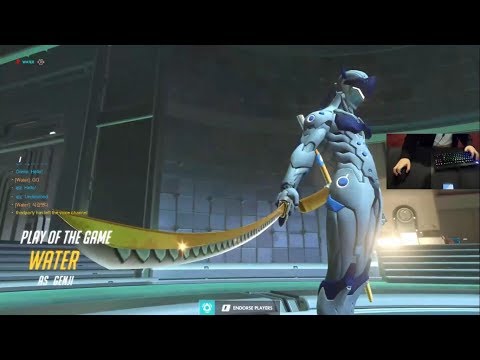 Overwatch This Is How Korean Genji God Water Plays Like A Boss